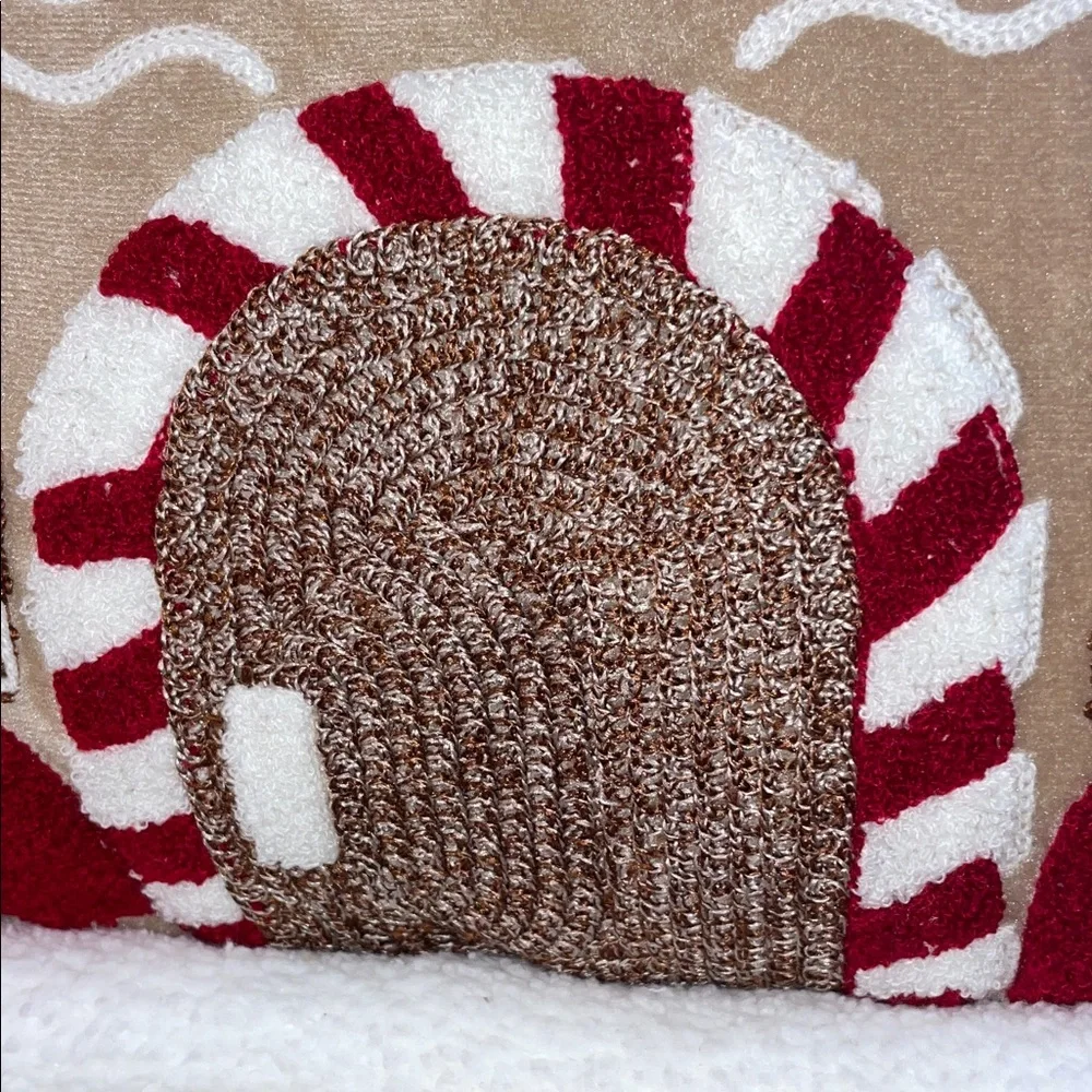 Tommy Bahama Festive Gingerbread House Pillow